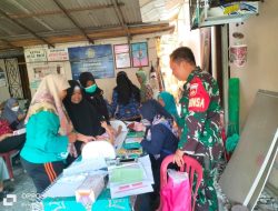 Peduli Kesehatan, Babinsa Jayengan Sambangi Dan Berikan Motivasi Kader Posyandu Balita