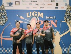 BEPEKA ARCHERY INDONESIA : Satrio + Assadel + Fathir, Raih Medali Perunggu Kejuaraan Panahan UGM Open Archery Series 2 Indoor Championship Yogyakarta