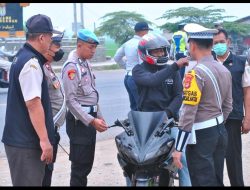 Polres Pringsewu Gelar Operasi Patuh di Simpang Tugu Gajah, Fokus Tingkatkan Kesadaran Berlalu Lintas