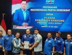 AHY Beri Rekomendasi, Incumbent dan Artis Ini Resmi Berlayar untuk Pilkada Kabupaten Bandung.