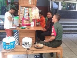 Sembari Wedangan , Babinsa Keprabon Eratkan Tali Silaturahmi Dengan Warga Binaan