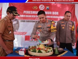 Kapolres Jember Resmikan Sumur Bor Bhayangkara Tatag Trawang Tungga di Dusun Krajan Barat, Desa Candijati
