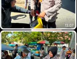 Polres Gorontalo Hadiri Launching Gerakan Pembagian 10 Juta Bendera Merah Putih, Rangkaian Hari Kemerdekaan Ke-79 Tahun 2024.