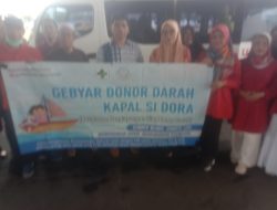 PKM PANGLAYUNGAN MENYELENGGARAKAN DONOR DARAH DENGAN KAPAL SIDORA