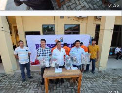 Kasat Reskrim Polres Sergai Pimpin Konferensi Pers Pencurian Barang Mahasiswa KKN Unimed