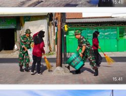 Kodim Boyolali Ajak Elemen Masyarakat Laksanakan Karbak di Alun-Alun Pancasila dan Pasar