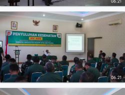 Kodim Boyolali Terima Penyuluhan Kesehatan Dari dr. Nasri