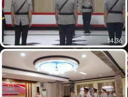 Kapolda Irjen Pol. Pudji Pimpin Langsung Upacara Serah Terima Jabatan Karo SDM Serta Lantik Ka SPKT Polda Gorontalo