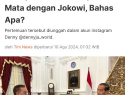 Pendiri Lingkaran Survei Indonesia (LSI) Denny JA Berdiskusi Empat Nata Dengan Presiden Jokowi di Istana Negara