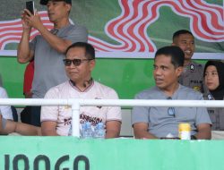 Bentuk Kebersamaan Di Lingkungan Polda Gorontalo, Irjen Pol. Pudji Buka Turnamen Sepak Bola Kapolda Cup 2024