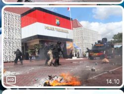 Siap Amankan Pilkada 2024, Polres Trenggalek Gelar Simulasi Sispamkota