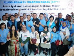 42 Organisasi Relawan Prabowo-Gibran dengan Bendera ARPG Gelar Syukuran Kemenangan Pilpres 2024