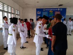 Pengukuhan Paskibra Kecamatan Sinunukan Dengan Suasana Sukacita.