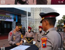 Kapolres Trenggalek Pimpin Sertijab Pejabat Utama dan Sejumlah Kapolsek
