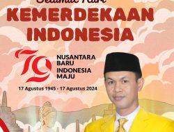 DPD Partai Golkar Kabupaten Barito Kuala Mengucapkan Dirgahayu Republik Indonesia Ke-79 “NUSANTARA BARU INDONESIA MAJU”