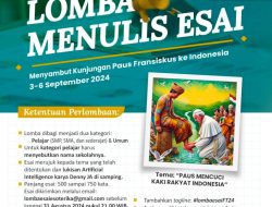 LOMBA ESAI UNTUK LUKISAN “PAUS MENCUCI KAKI RAKYAT INDONESIA”