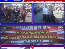 Karnaval Tingkat Kecamatan Ambulu Pemdes Ambulu Tampil Apik’ Menampilkan Pakaian Adat Nusantara “PAPUA”