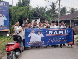 Sambangi Posko di Tungkal Harapan, Ini Pesan Ustadz Amin.