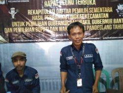 Rapat Pleno Terbuka Kecamatan Sobang Aman Dan Kondusif