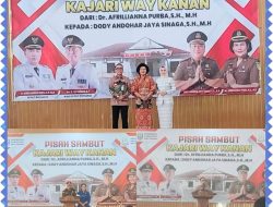 Pisah Sambut Kajari Way Kanan Dari DR. Aprillianna Purba, SH., MH Kepada Dody Andohar Jaya Sinaga, SH., MH.