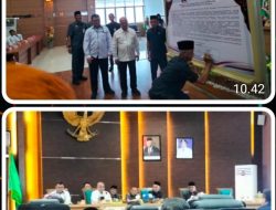 SALEH, KETUA DEWAN BATOLA PUAS KABUPATEN BARITO KUALA KEMBALI DAPAT KUNJUNGAN DARI KPK RI.