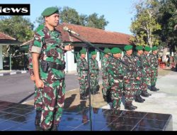 Kodim 1620/Loteng Gelar Apel Gabungan Dengan Seluruh Jajaran