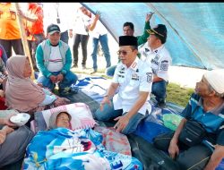 Gerak Cepat, Bupati Dadang Supriatna Turun Langsung Temui Korban Gempa Kertasari