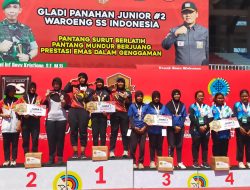 Adila dan Meisya serta Batrisya, Raih Medali Emas Divisi Compound Putri, Kejuaraan Gladi Panahan Junior #2 Warung SS