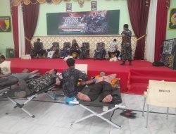 Peringati HUT TNI Ke-79, Kodim 0829/Bangkalan Gelar Kegiatan Bakti Sosial Donor Darah Dan Pemeriksaan Kesehatan Gratis