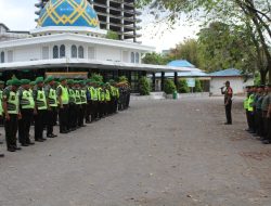 Komandan Kodim 0830/Surabaya Utara Pimpin Apel Pengecekan Pengamanan VVIP untuk Kunjungan Presiden RI