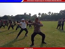 Cooling System Jelang Pilkada, Polisi Ajak Latihan Bersama Paguyuban Pencak Silat