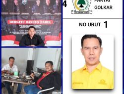 Keluarga Besar (BMPBB) Ucapkan Selamat Kepada Eddy Iskandar, Anggota Fraksi Partai Golkar Dapil Kota Pangkal Pinang.