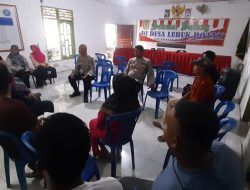 Bhabinkamtibmas Polres Sergai Melaksanakan Kegiatan JUM’AT CURHAT dan Colling System.