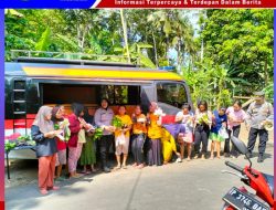 Polresta Banyuwangi Gelar Program Mobil Sayur, Sosialisasi Pilkada 2024 Sambil Berbagi