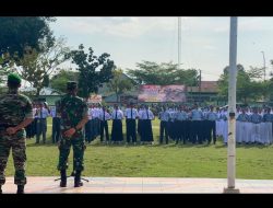 HUT TNI Ke-79 Kodim 1403/Plp Gelar Lomba PBB Tingkat Pelajar Memupuk Disiplin dan Nasionalisme