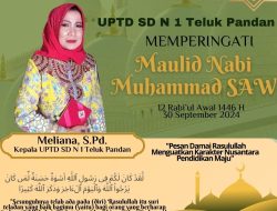 Peringatan Maulid Nabi SAW di SDN 1 Teluk Pandan : “Merajut Kebersamaan, Meneladani Akhlak Mulia”