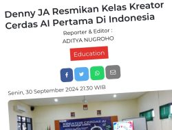 Rangkuman Berita : DENNY JA RESMIKAN PROGRAM KELAS KREATOR CERDAS AI DI SMK MUHAMMADIYAH –  CEPU