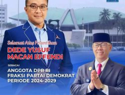 Ucapkan Selamat Ketua Fraksi DPRD Partai Demokrat H. Asep Ikhsan Atas Dilantiknya H. Dede Yusuf Macan Effendi Sebagai Anggota DPR RI Periode 2024-2029.