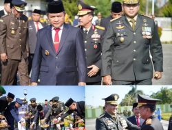 Danrem 162/WB Pimpin Upacara Ziarah Nasional HUT TNI ke-79 di Tugu Pahlawan Majeluk Mataram