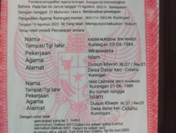 “ADA SUAMI DI KUNINGAN DIDUGA PALSUKAN AKTA CERAI UNTUK MENIKAH LAGI ?!”