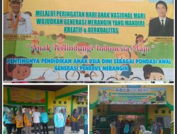 Dalam Rangka Memperingati Hari Anak Nasional Ke-40, Pemkab Merangin Melalui Disdikbud Menyelenggarakan Berbagai Lomba dan Karnaval Tingkat Sekolah Usia Dini.