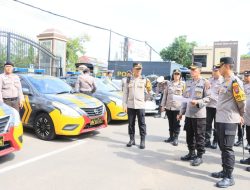 Polres Kediri Kota Pastikan Kesiapan Pilkada, Cek Kendaraan Dinas dan Almatsus