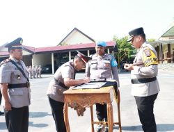 Polres Kediri Menggelar Upacara Serah Terima Jabatan (Sertijab)