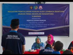 “Access To Justice” YLBHPKN Bimbing Warga Binaan Lapas Cilegon Pahami Hak-Hak Hukum