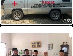 Abuya Muhtadi Dimyati Terharu, DPP PSKBI Serahkan Unit Kendaran Ambulance Untuk RPM Banten