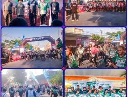 Bentuk TNI Cinta Kepada Rakyat Koramil 0824/25 Jenggawah Gelar Fun Run, Memperingati HUT Ke-79 TNI.