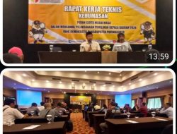 Menjelang PILKADA, Bawaslu Kabupaten Purwakarta Gelar Rapat Kerja Teknis Kehumasan, Dorong Peran Aktifnya Media Kawal Pilkada Demokratis 2024