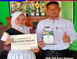 Zahra Ruhmad Siswi SDN 160 Koto Panjang Meraih Juara Ke-3 Bahasa Kerinci