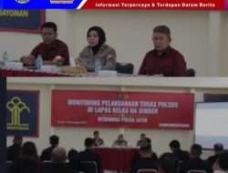 Puluhan Anggota Polsuspas Lapas Kelas llA Jember Menjalani Program Monitoring Khusus Oleh Ditbinmas Polda Jawa Timur