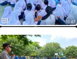 Kapolsek Pekat Gelar Sosialisasi Kenakalan Remaja di SMPN 02 Pekat.